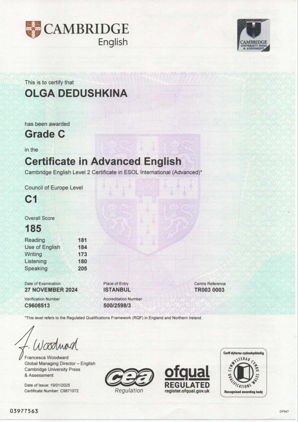 Cambridge: Advanced (CAE)